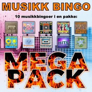 Mege Pack Musikkbingo
