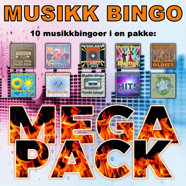 Mege Pack Musikkbingo