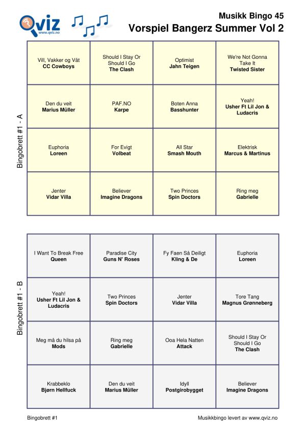 Vorspiel Bangerz Summer - Musikk Bingo - Bilde 12