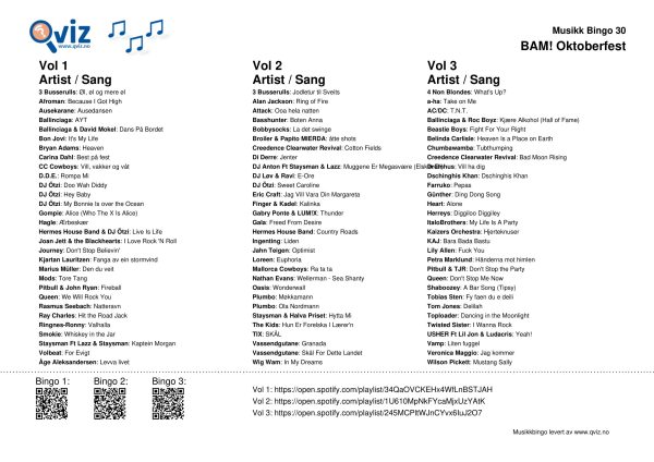 BAM! What a Music Bingo Oktoberfest - Bilde 9