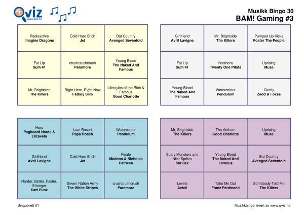 BAM! What a Music Bingo Gaming - Bilde 15