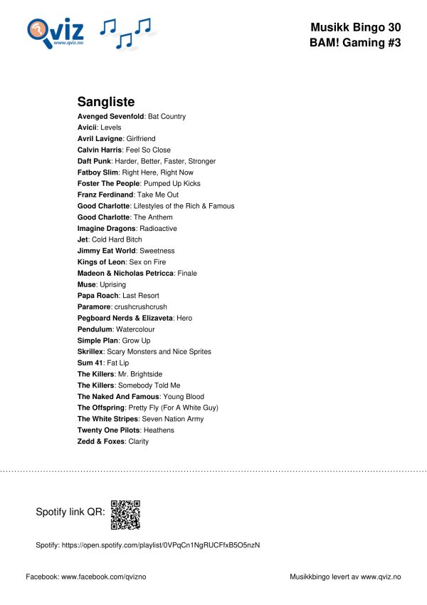 BAM! What a Music Bingo Gaming - Bilde 14