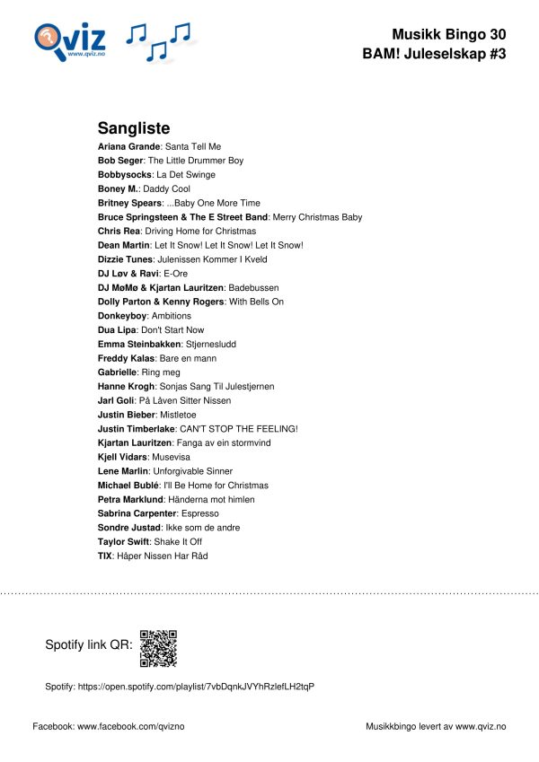 BAM! What a Music Bingo Juleselskap - Bilde 14