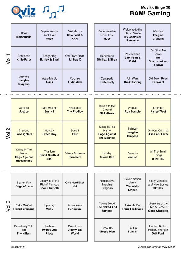 BAM! What a Music Bingo Gaming - Bilde 13