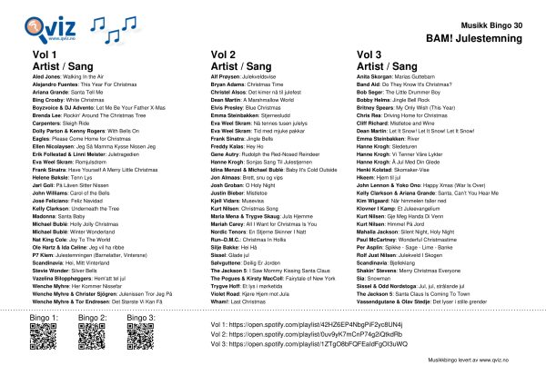BAM! What a Music Bingo Julestemning - Bilde 12