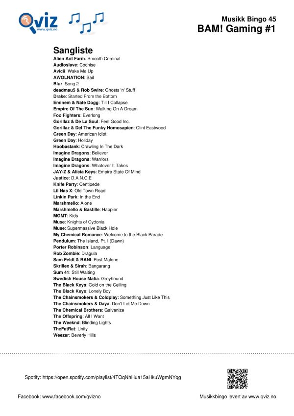 BAM! What a Music Bingo Gaming - Bilde 10