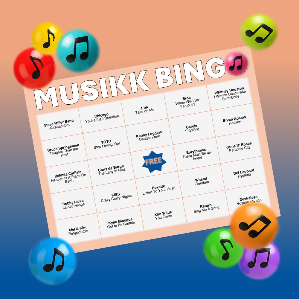 Musikk Bingo