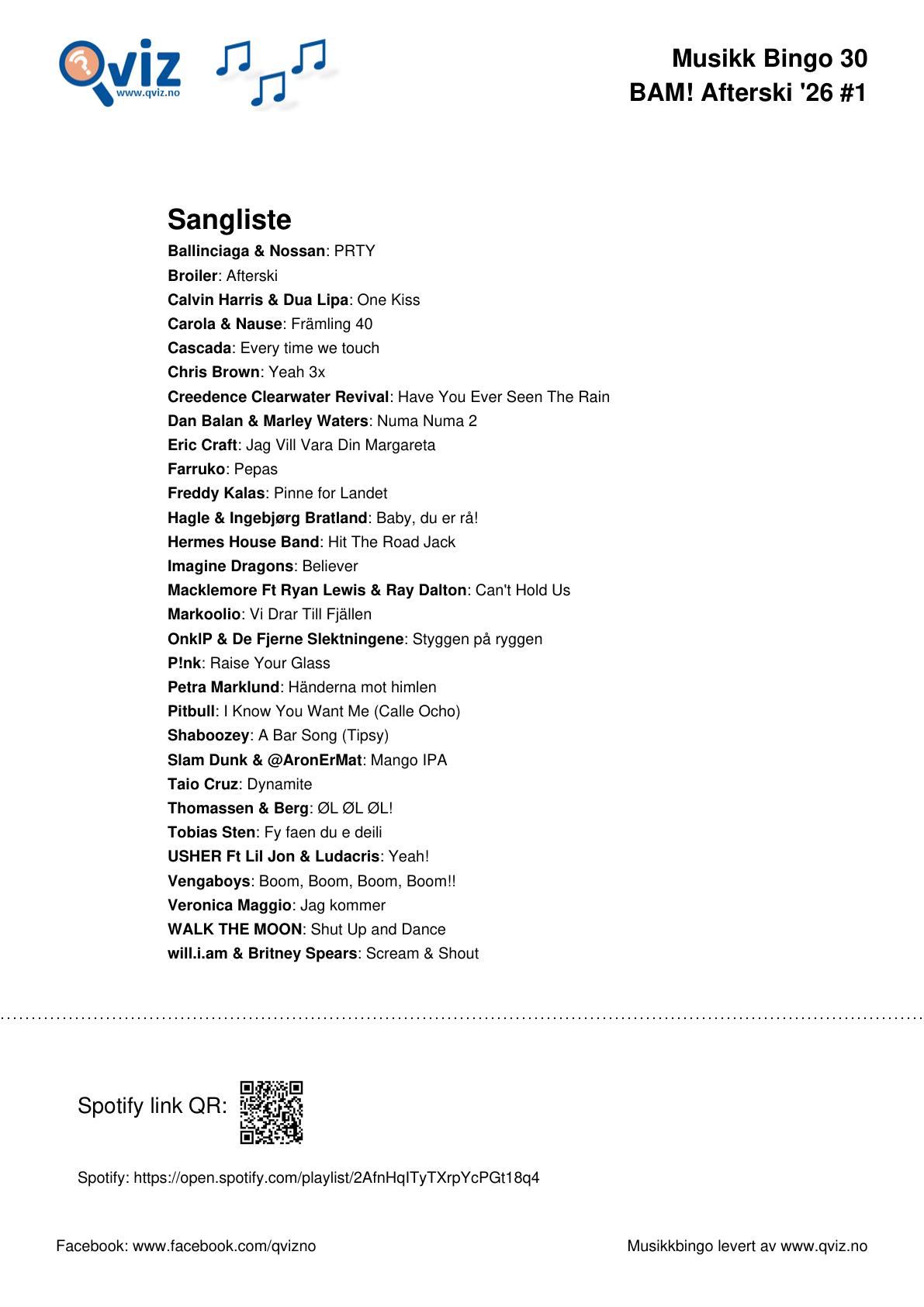 BAM! What a Music Bingo Afterski '26 - Bilde 3