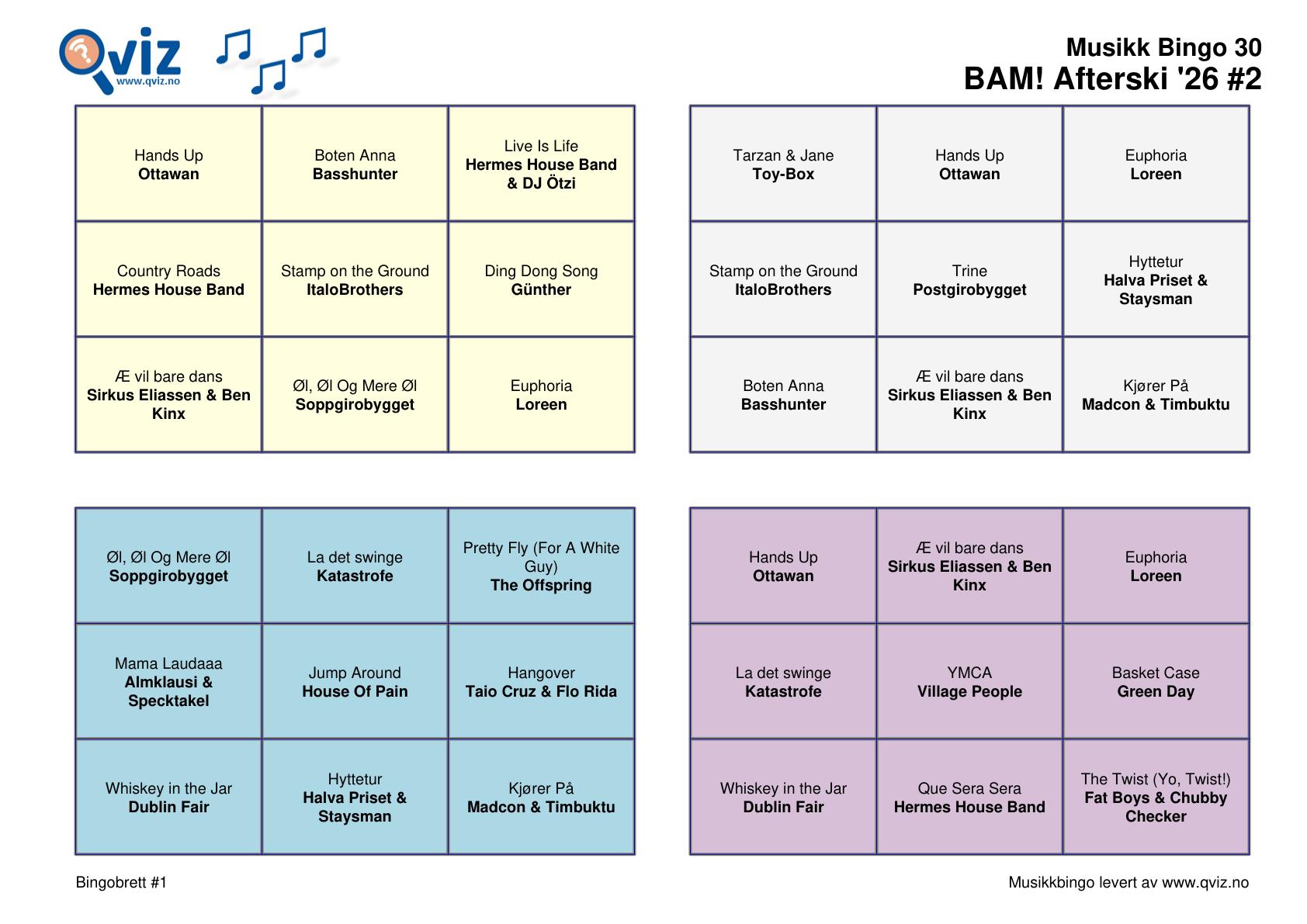 BAM! What a Music Bingo Afterski '26 - Bilde 4