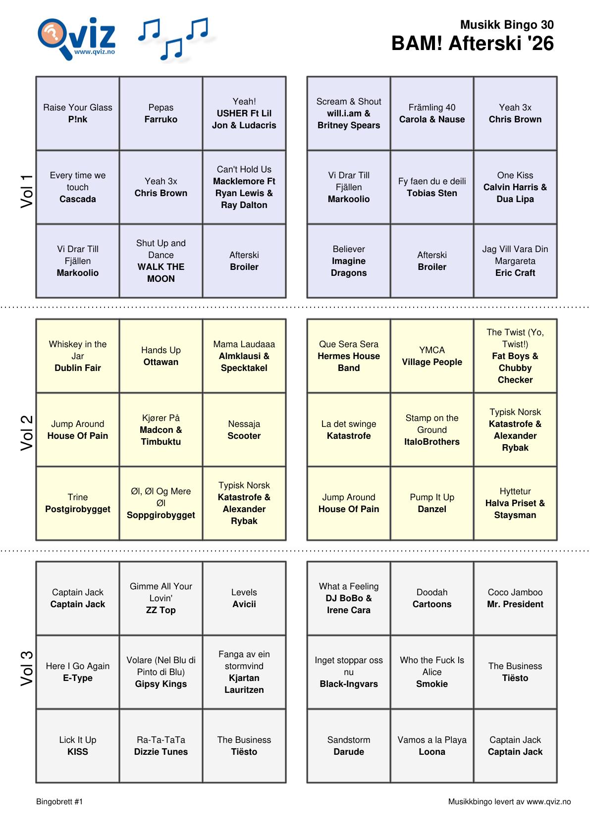 BAM! What a Music Bingo Afterski '26 - Bilde 8