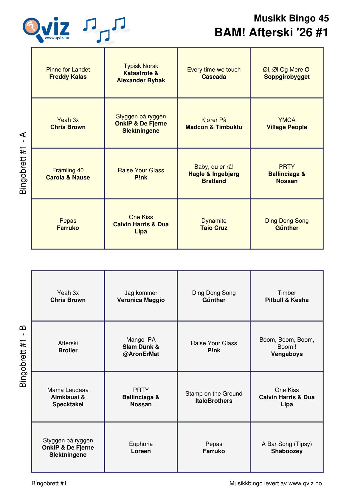 BAM! What a Music Bingo Afterski '26 - Bilde 10