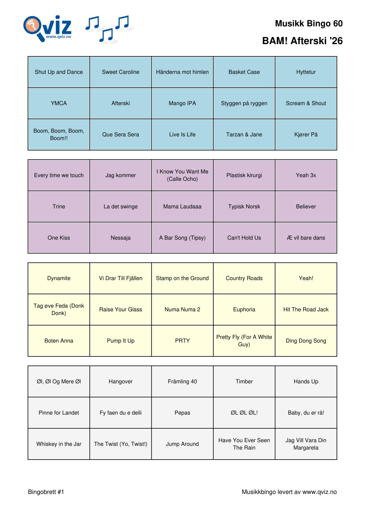 BAM! What a Music Bingo Afterski '26 - Bilde 14