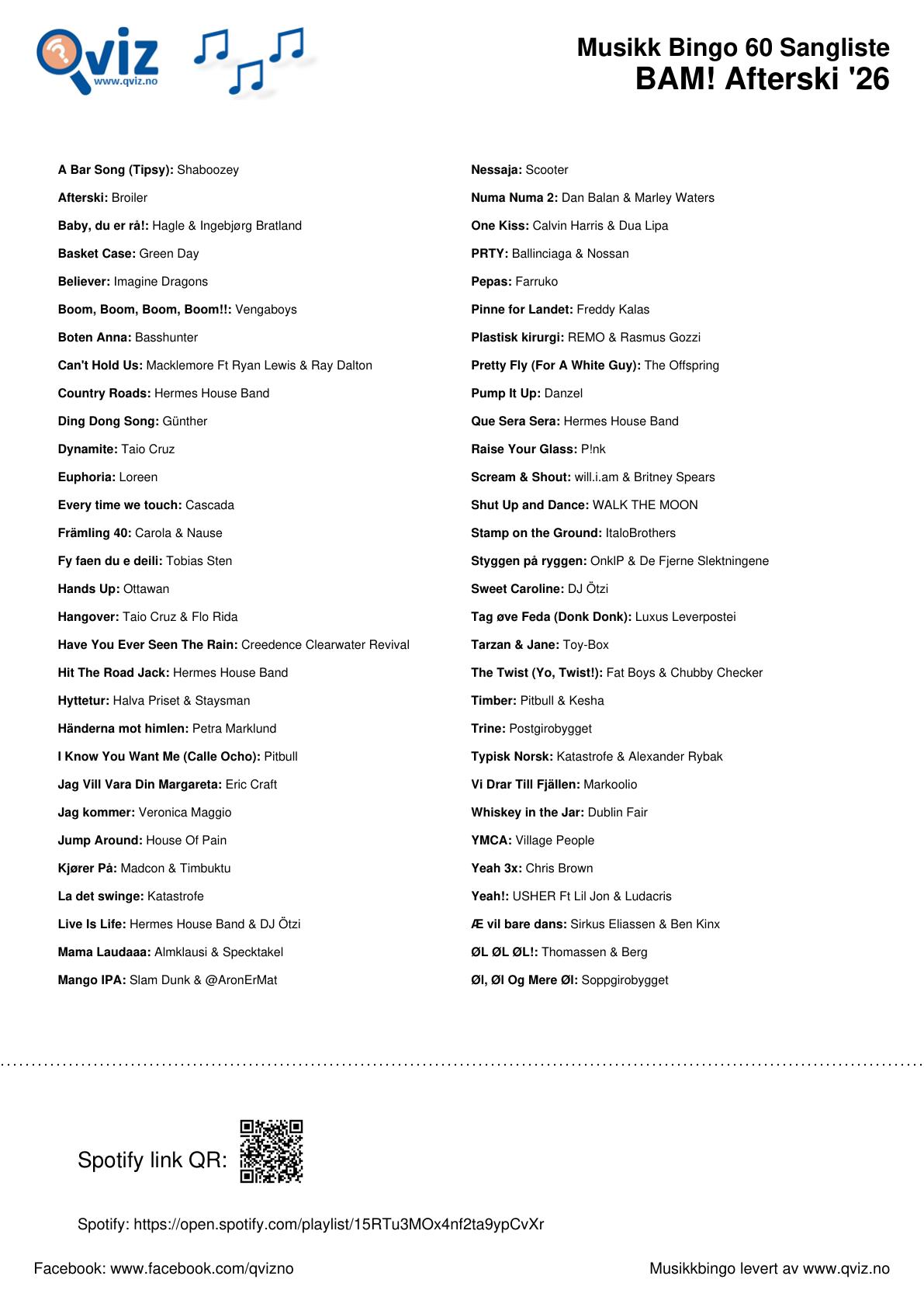 BAM! What a Music Bingo Afterski '26 - Bilde 15