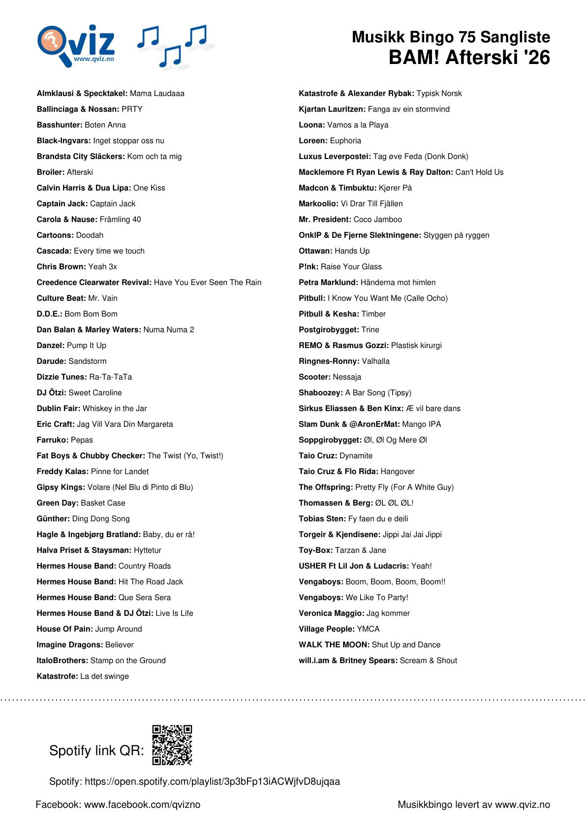 BAM! What a Music Bingo Afterski '26 - Bilde 17