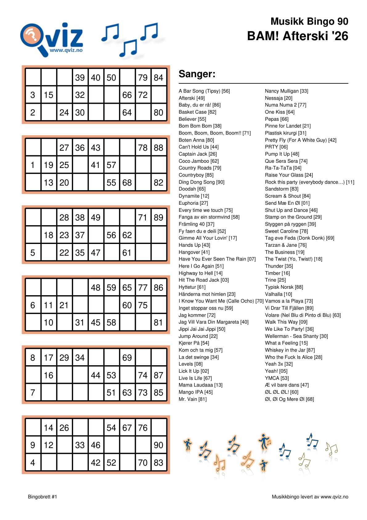 BAM! What a Music Bingo Afterski '26 - Bilde 18