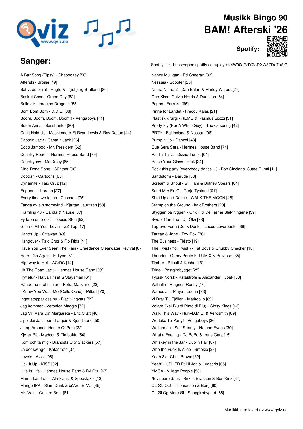 BAM! What a Music Bingo Afterski '26 - Bilde 19