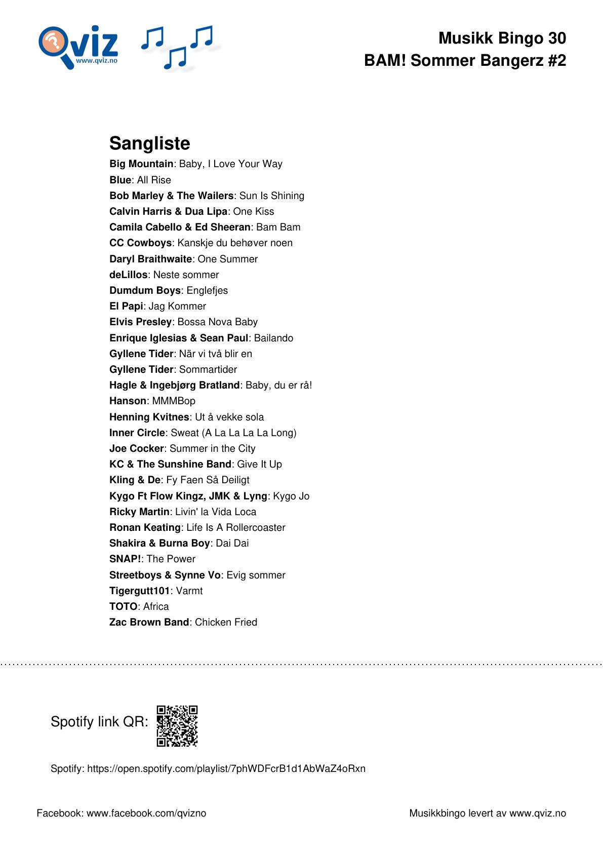 BAM! What a Music Bingo Sommer Bangerz - Bilde 16