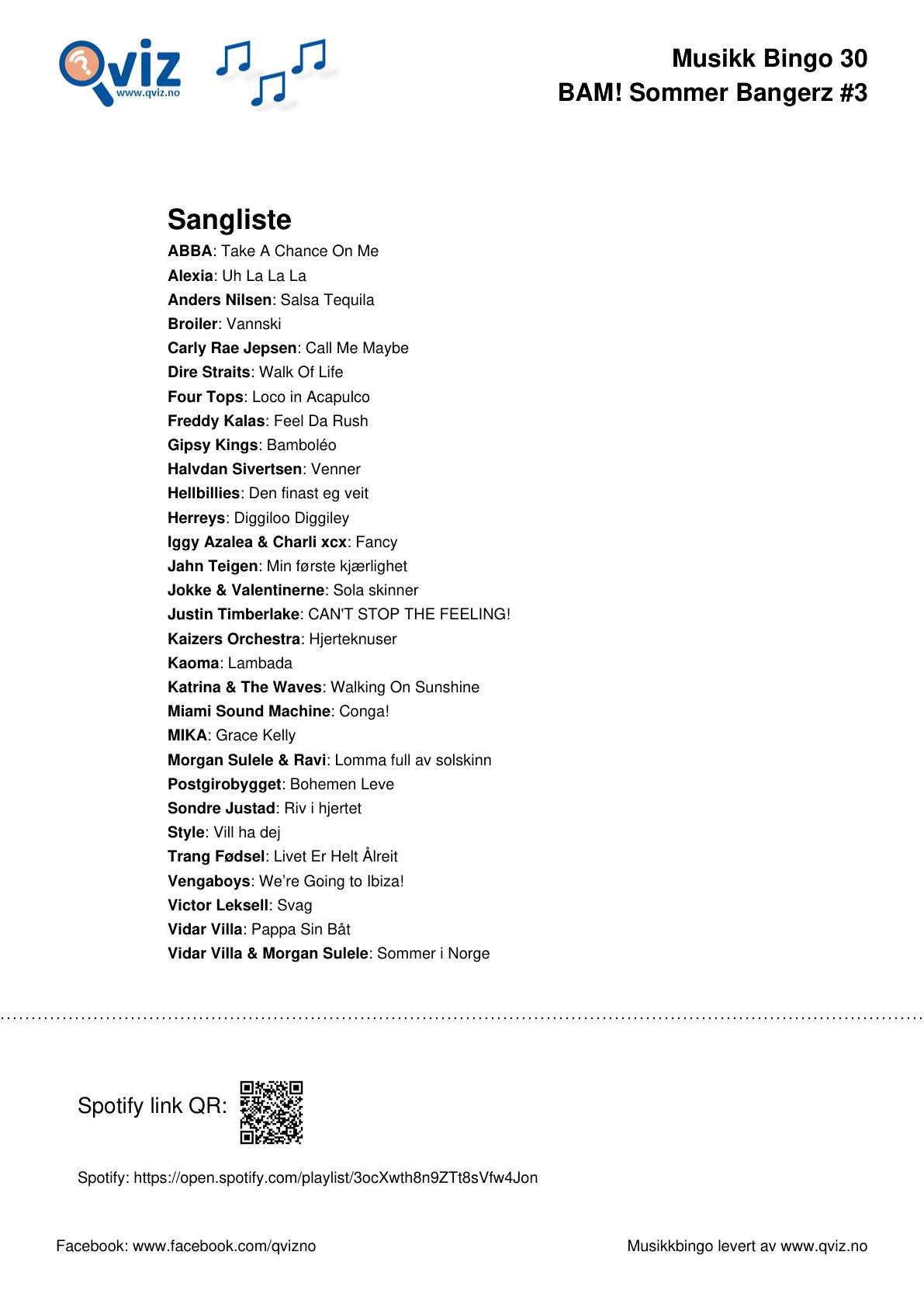 BAM! What a Music Bingo Sommer Bangerz - Bilde 14