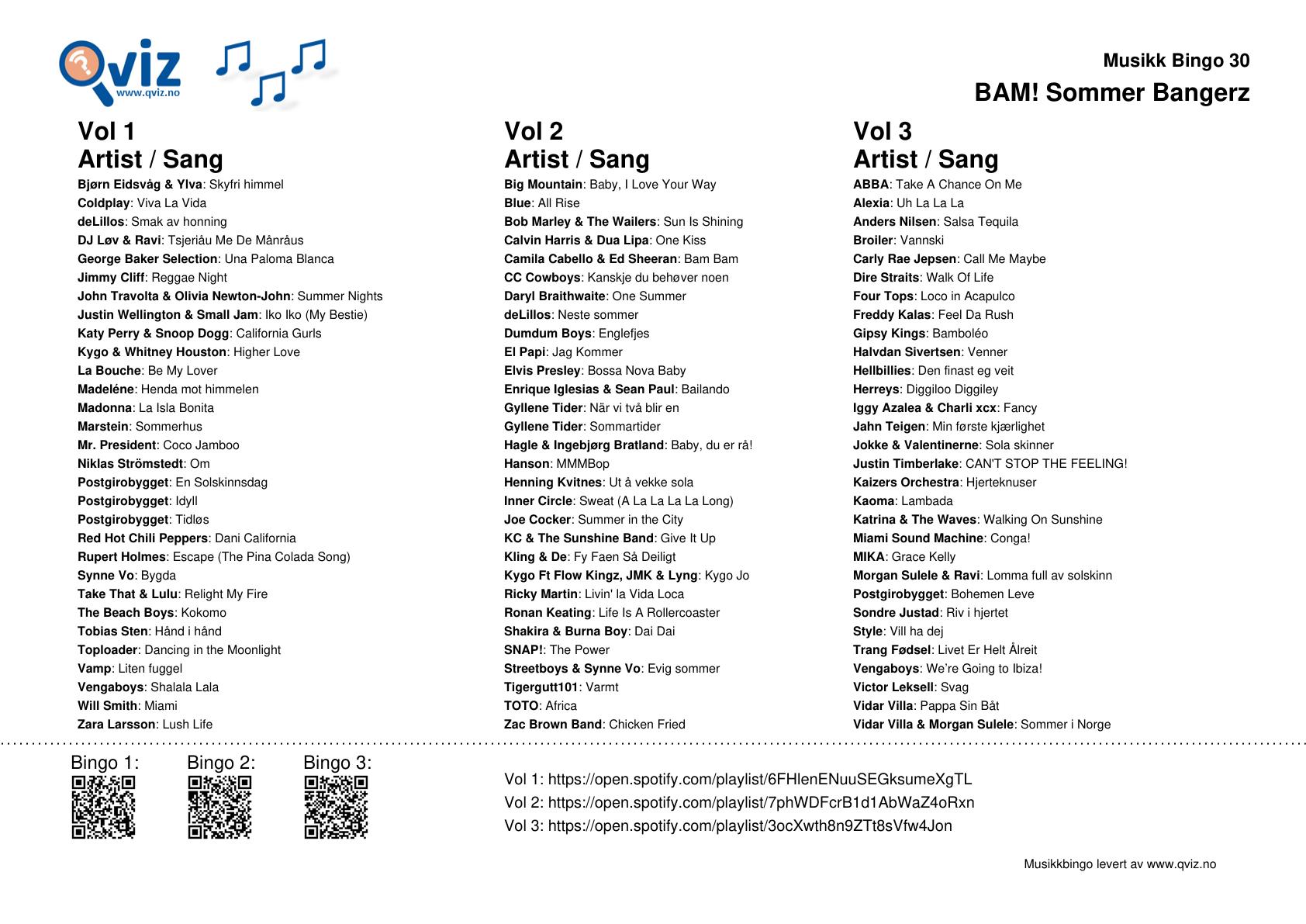 BAM! What a Music Bingo Sommer Bangerz - Bilde 12