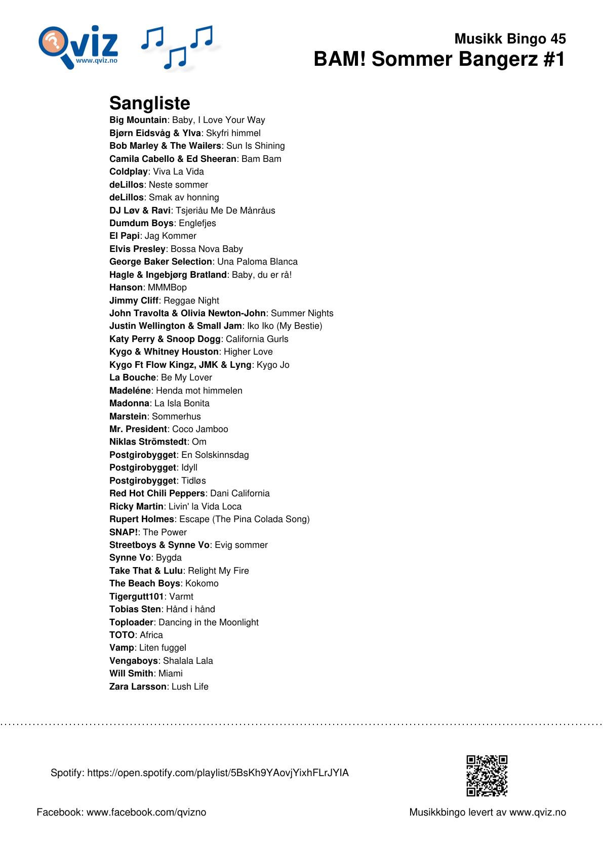 BAM! What a Music Bingo Sommer Bangerz - Bilde 10