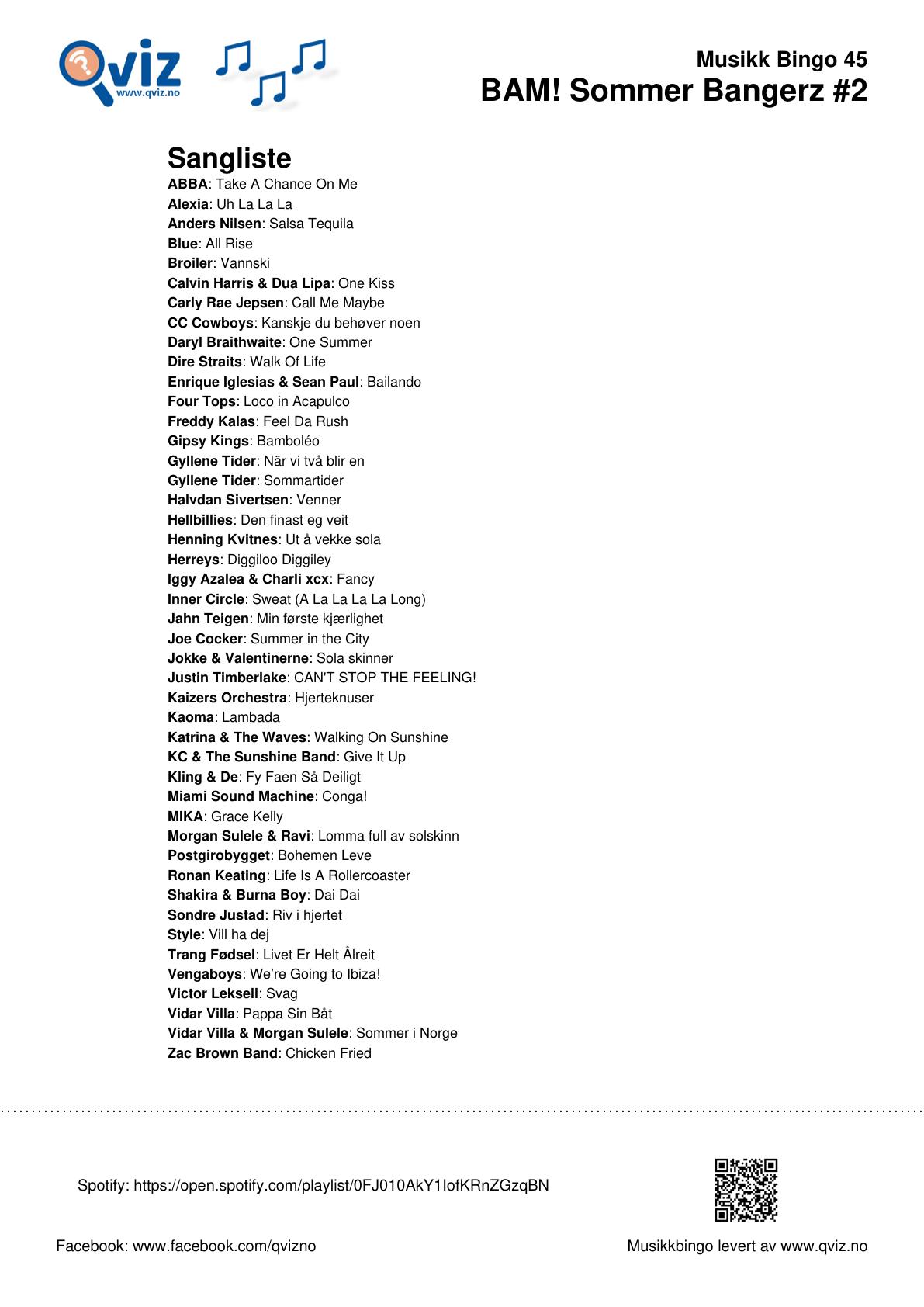 BAM! What a Music Bingo Sommer Bangerz - Bilde 8