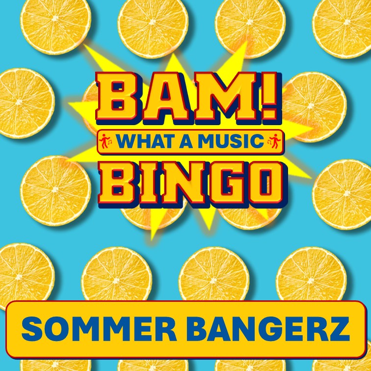 BAM! What a Music Bingo Sommer Bangerz